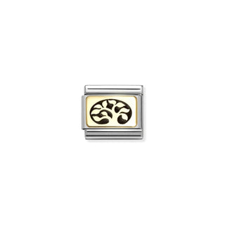 Nomination - Link Plate 18k Gold TREE OF LIFE