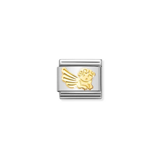 Nomination - Link SYMBOLS 18k gold ANGEL ETCHED