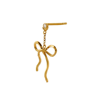 STINE A - Dangling Flow Bow Earring