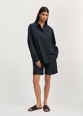 AIAYU - Shirt - Black Navy