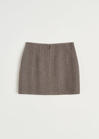 AIAYU - Mini Skirt - Herringbone