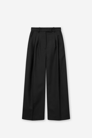 MARK TAN - Pemma Wool Pant - Black