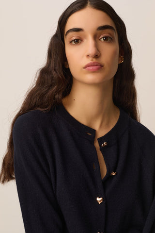 DES PETITS HAUTS - Arbalette Cardigan - Marine