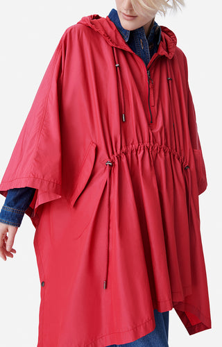 VANESSA BRUNO - Barry Rain Jacket - Pomegranate