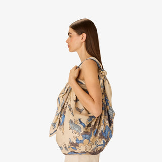 INOUI - Leather Belt Handle - Light Blue