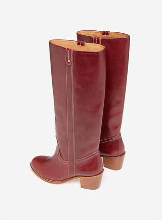 VANESSA BRUNO - Bottes 60mm Boot - Beetroot