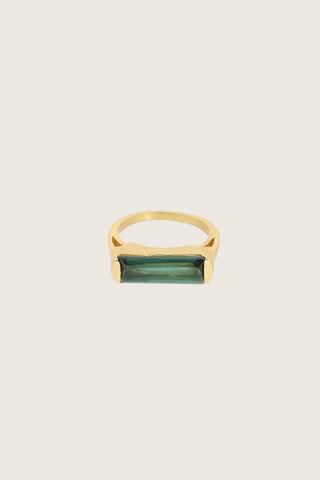 SHANSHAN PARIS - Geam Ring - Green Tourmaline