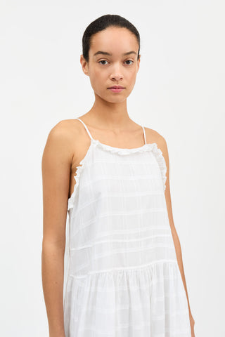 SKALL - Fiore Strap Dress - Optic White