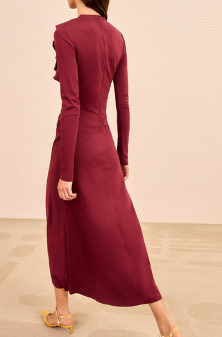 ULLA JOHNSON - Safi Dress - Claret