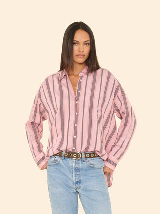 XIRENA - Jordy Shirt - Blush Stripe