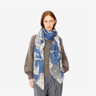 INOUI - Scarf 100 Astrologie - Denim