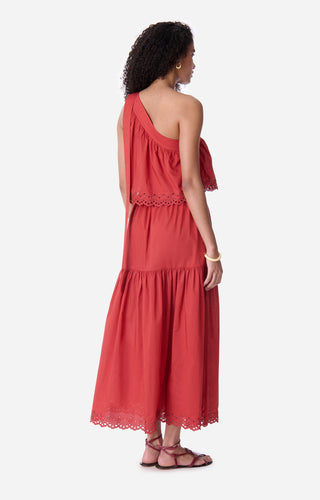 VANESSA BRUNO - Cora Dress Asymethrique - Brique