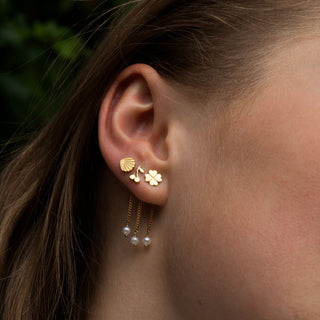 STINE A - Petit Shell Earring - Gold