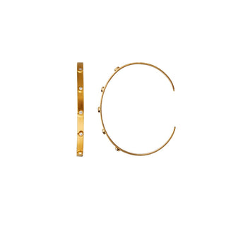 STINE A - Bangle Five Flow Stones Bracelet - Gold