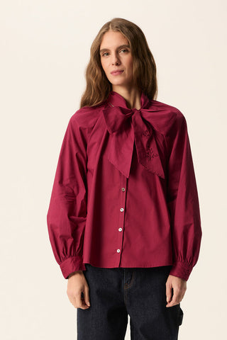 DES PETITS HAUTS - Trefle Blouse - Ruby