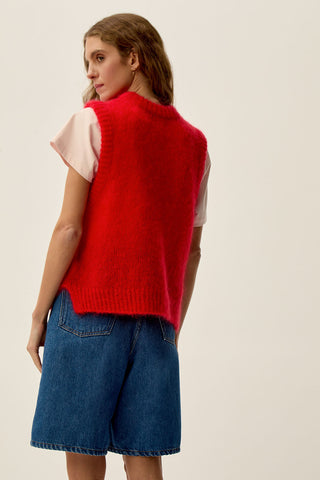 DES PETITS HAUTS - Alberto Sweater - Tomate