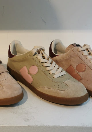 ISABEL MARANT ÈTOILE - Bryce Sneakers - Ecru/Pink