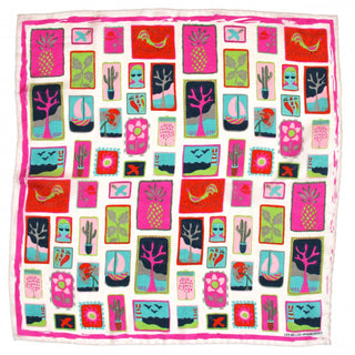 LES BELLES VAGABONDES - Mini Postcard - Fuchsia