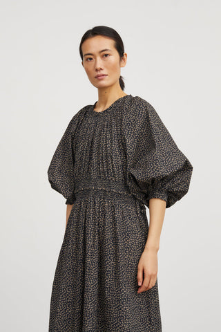 SKALL - Carola Dress - Eline Print/Black/Beige