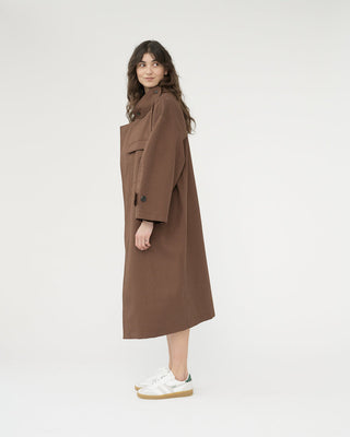 AF Agger - Water Resistent Coat - Dusty Brown