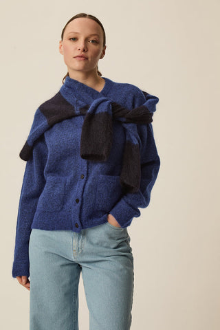 DES PETITS HAUTS - Dobilou Cardigan - Indigo