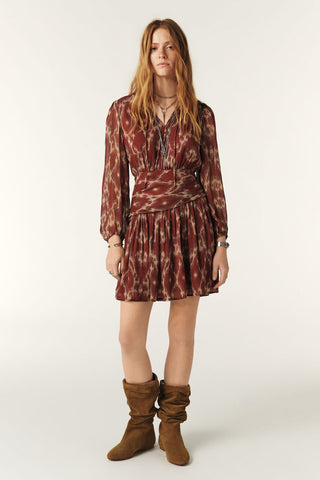 BA&SH - Minthe Dress - Brique