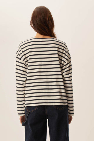 DES PETITS HAUTS - Filoute Sweatshirt - Ecru/Marine