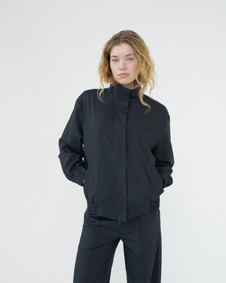 AF Agger - Tropical Wool Tracksuit Top - Navy