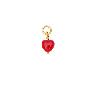 Pico Copenhagen - French Petit Heart Pendant - Red
