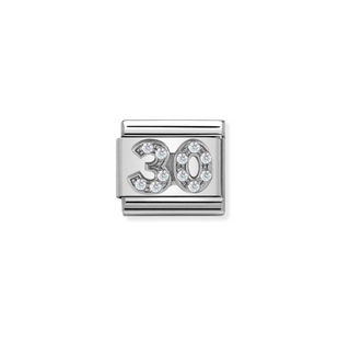 Nomination - Link SYMBOLS 925 sterling silver and cubic zirconia 30