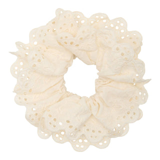 Pico Copenhagen - Lace Scrunchie - Ivory