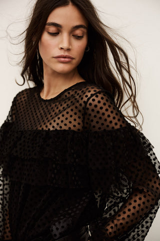 BA&SH - Raff Top - Noir