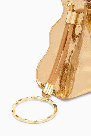 ULLA JOHNSON - Adria Pochette - Gold Python