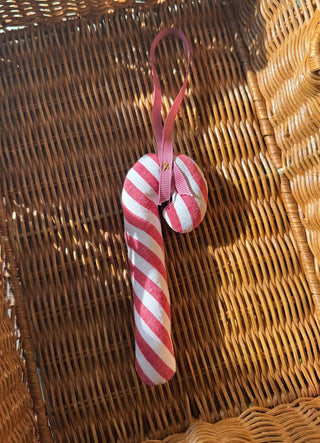 SISSEL EDELBO - Cane Leftover Ornament - Wide Candy Stripe