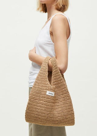 AIAYU - Sophia Straw Bag Small - Pure Natural