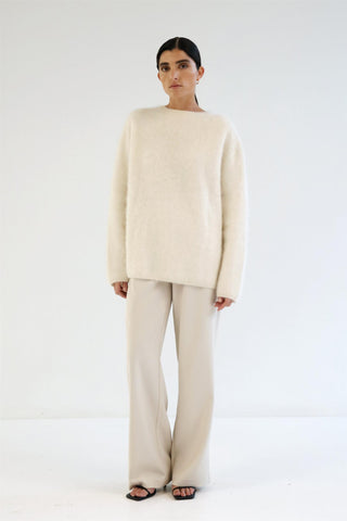 ALMADA LABEL - Floy Cashmere Sweater - Cream