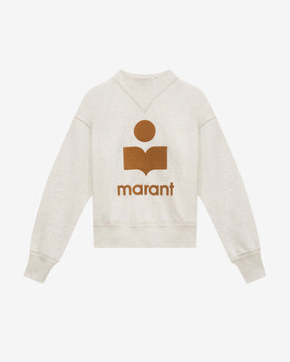 ISABEL MARANT ÈTOILE - Moby Sweat Shirt - Ecru/Camel