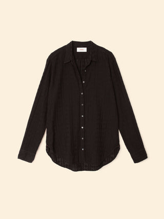 XIRENA - Beau Shirt - Black Embroidery
