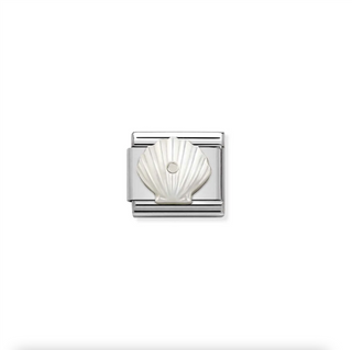 Nomination - Link 925 Sterling Silver SHELL IN WHITE MOTHER OF PEARL