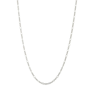 STINE A - LONG PENDANT CHAIN - FIGARO ROUND SILVER