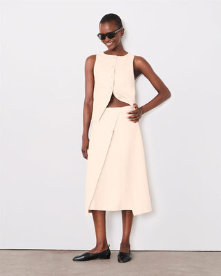 Officine Générale - Tahia Linen Skirt - Cream