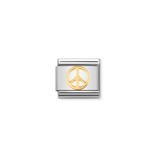 Nomination - Link LOVE 18k gold PEACE