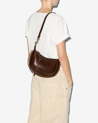 ISABEL MARANT ÈTOILE - Oskan Moon Shoulder Bag - Chocolate