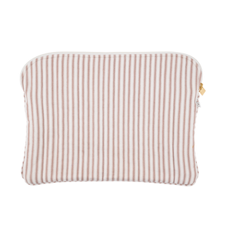 BON DEP - Mac Cover - Ticking Stripe Dusty Pink