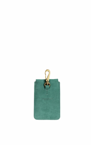 JEROME DREYFUSS - Card Holder - Imprimé Croco Emeraude