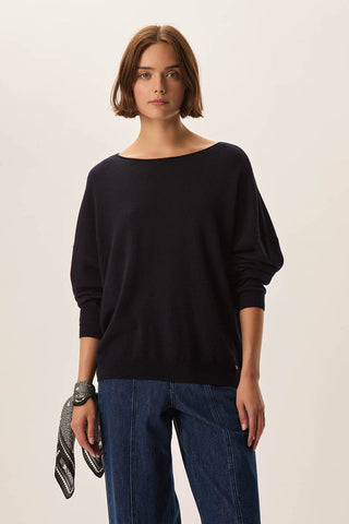 DES PETITS HAUTS - Aragone Sweater - Marine
