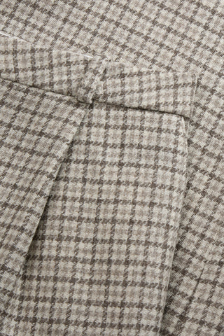 SKALL - Bob Trousers - Brown/Grey Small Heritage Check