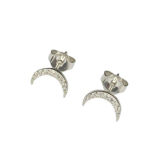 Pico Copenhagen - Luna Crystal Studs - Silver