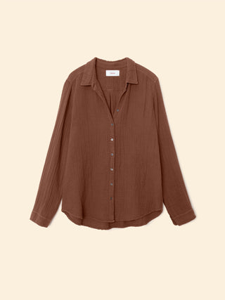 XIRENA - Scout Shirt - Cocoa Bean