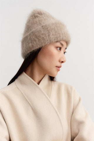 ALMADA LABEL - Roe Brushed Beanie - Nougat